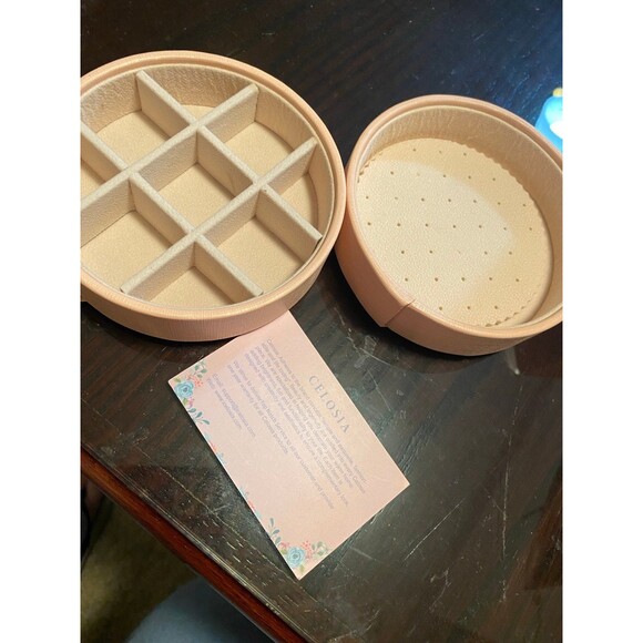 NWT Celosia Travel Jewelry Organizer, with detachable portable  travel case pink - Picture 10 of 12